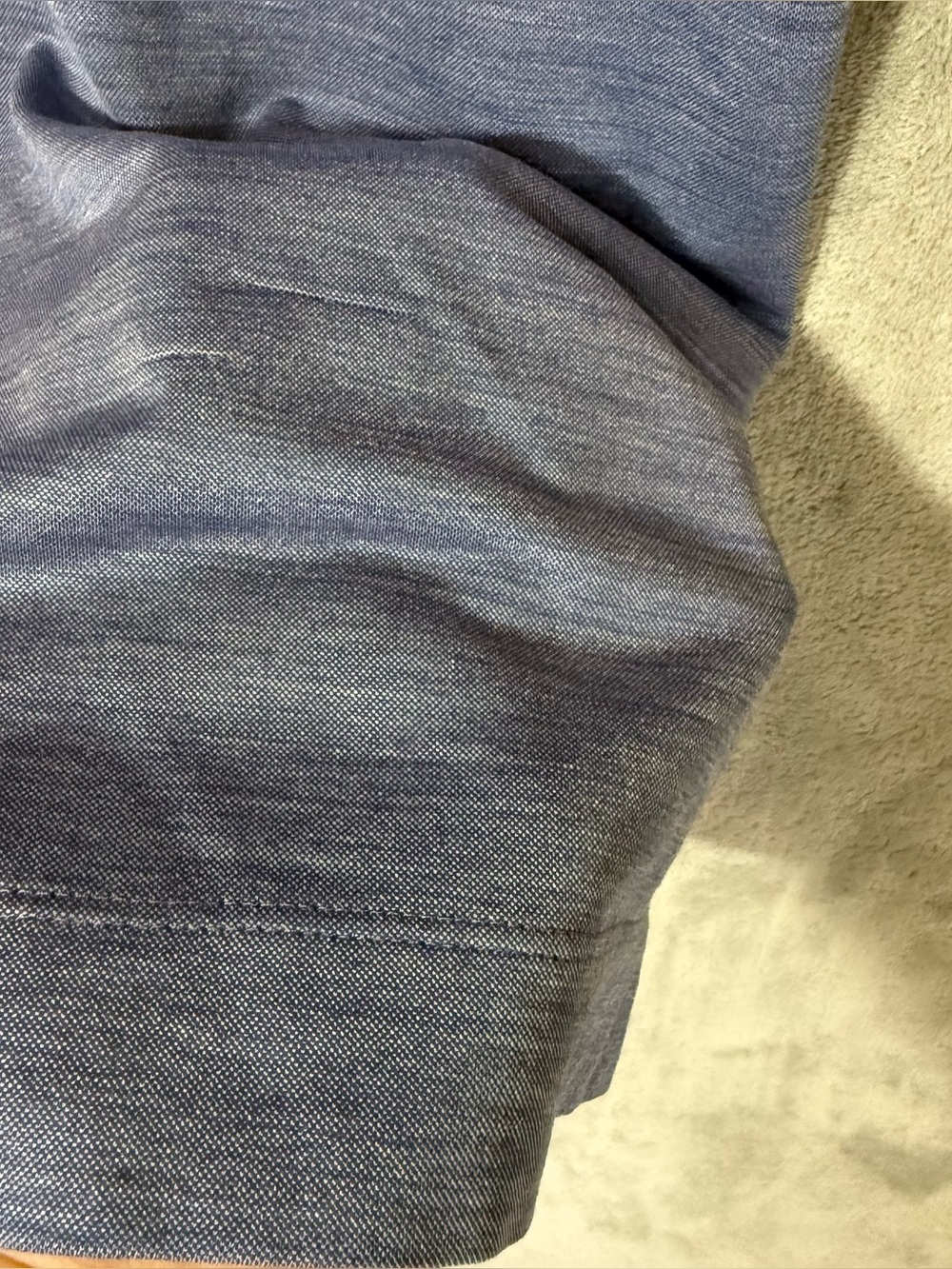 Zegna Leggerissimo Silk Cotton Blue Knit Polo Shirt Size XXL / 56 Short Sleeve - Picture 7 of 10